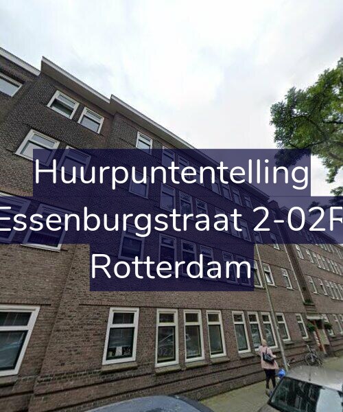 Foto gevel Huurpuntentelling voor Essenburgstraat 2-02R, Rotterdam