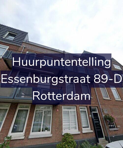 Foto gevel Huurpuntentelling voor Essenburgstraat 89-D, Rotterdam