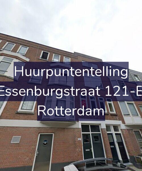 Foto gevel Huurpuntentelling voor Essenburgstraat 121-B, Rotterdam