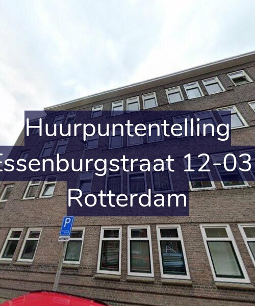 Foto gevel Huurpuntentelling voor Essenburgstraat 12-03L, Rotterdam