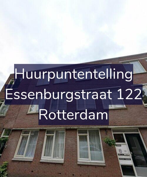 Foto gevel Huurpuntentelling voor Essenburgstraat 122, Rotterdam