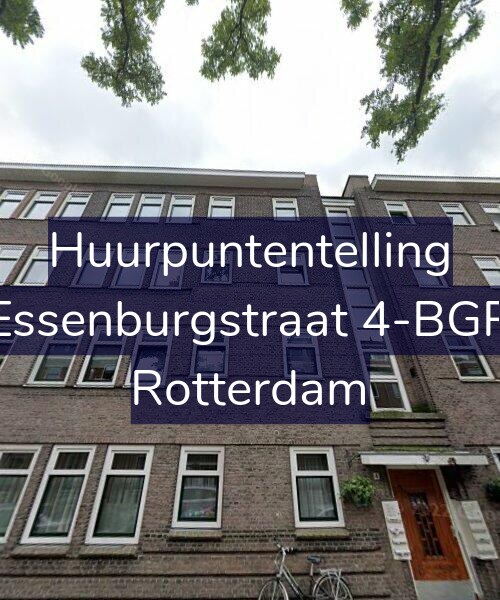 Foto gevel Huurpuntentelling voor Essenburgstraat 4-BGR, Rotterdam