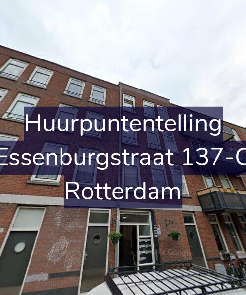 Foto gevel Huurpuntentelling voor Essenburgstraat 137-C, Rotterdam