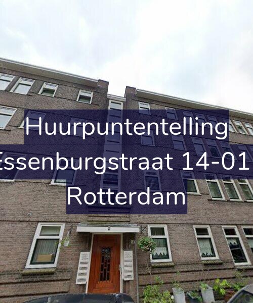 Foto gevel Huurpuntentelling voor Essenburgstraat 14-01L, Rotterdam