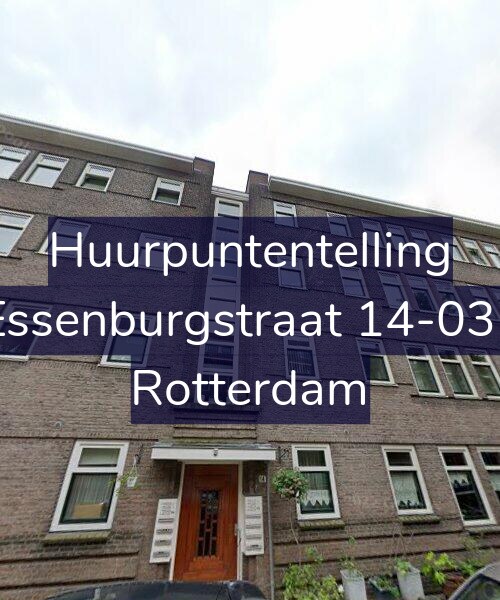Foto gevel Huurpuntentelling voor Essenburgstraat 14-03L, Rotterdam