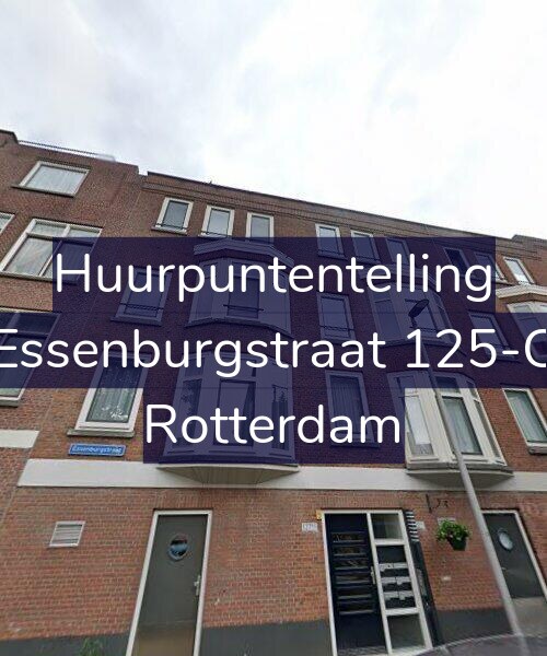 Foto gevel Huurpuntentelling voor Essenburgstraat 125-C, Rotterdam