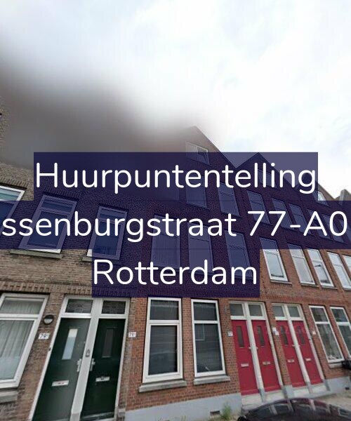 Foto gevel Huurpuntentelling voor Essenburgstraat 77-A02, Rotterdam