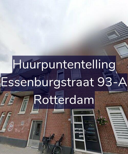 Foto gevel Huurpuntentelling voor Essenburgstraat 93-A, Rotterdam