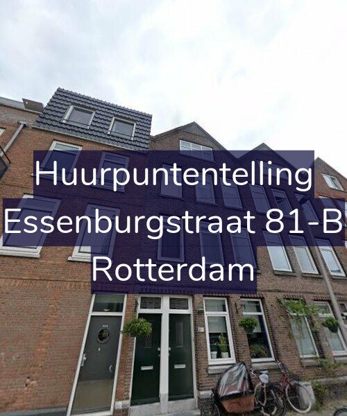 Foto gevel Huurpuntentelling voor Essenburgstraat 81-B, Rotterdam