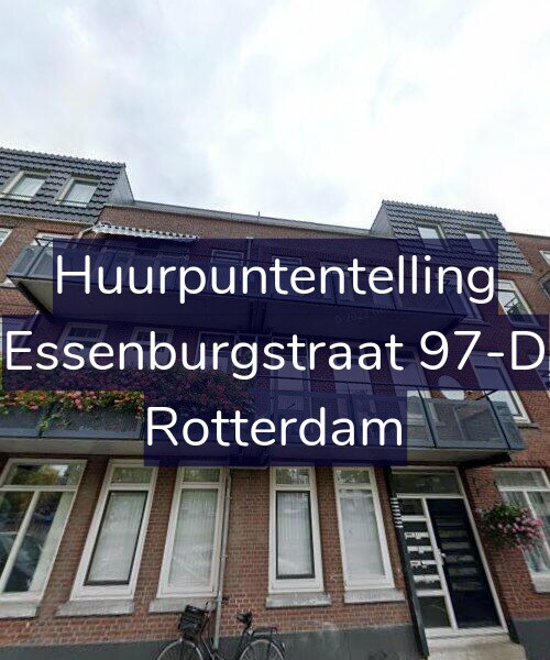 Foto gevel Huurpuntentelling voor Essenburgstraat 97-D, Rotterdam