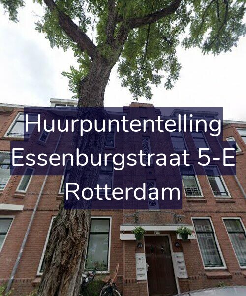 Foto gevel Huurpuntentelling voor Essenburgstraat 5-E, Rotterdam