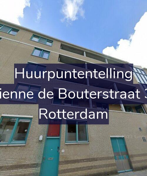 Foto gevel Huurpuntentelling voor Etienne de Bouterstraat 35, Rotterdam