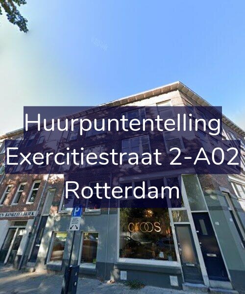 Foto gevel Huurpuntentelling voor Exercitiestraat 2-A02, Rotterdam