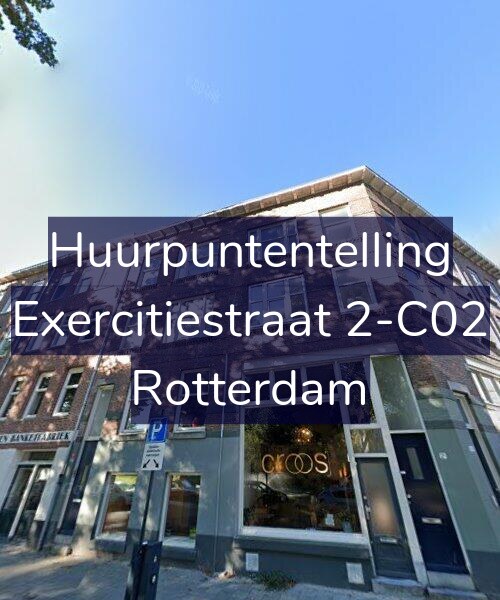 Foto gevel Huurpuntentelling voor Exercitiestraat 2-C02, Rotterdam