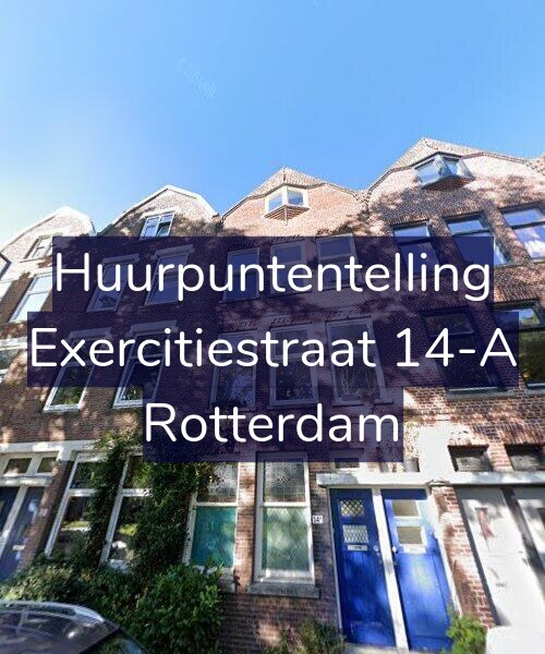 Foto gevel Huurpuntentelling voor Exercitiestraat 14-A, Rotterdam
