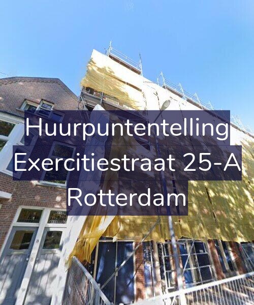 Foto gevel Huurpuntentelling voor Exercitiestraat 25-A, Rotterdam