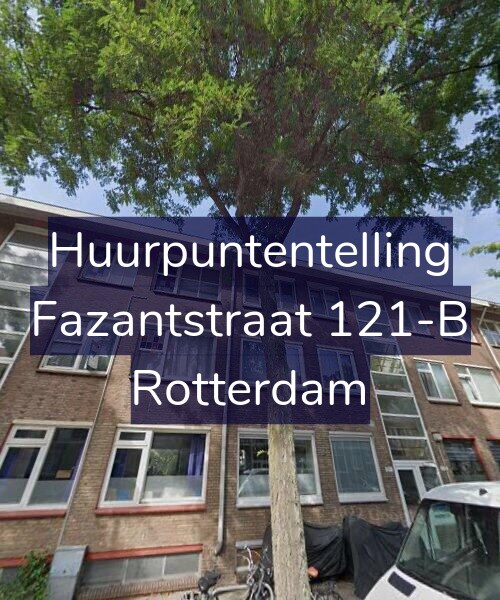 Foto gevel Huurpuntentelling voor Fazantstraat 121-B, Rotterdam