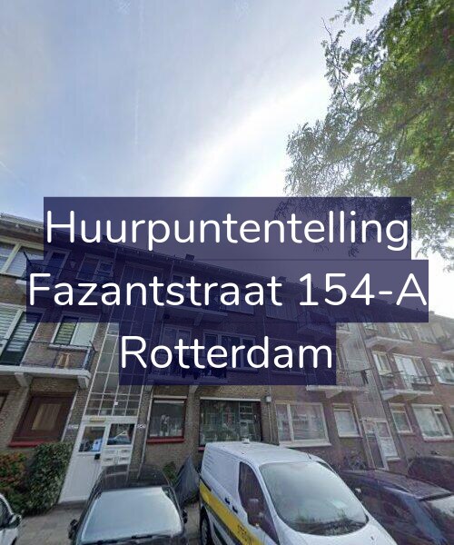 Foto gevel Huurpuntentelling voor Fazantstraat 154-A, Rotterdam