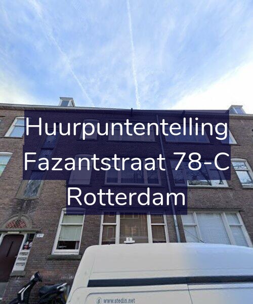 Foto gevel Huurpuntentelling voor Fazantstraat 78-C, Rotterdam