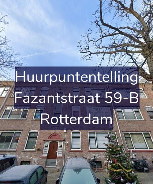 Foto gevel Huurpuntentelling voor Fazantstraat 59-B, Rotterdam
