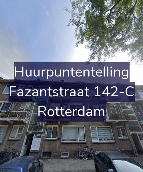 Foto gevel Huurpuntentelling voor Fazantstraat 142-C, Rotterdam