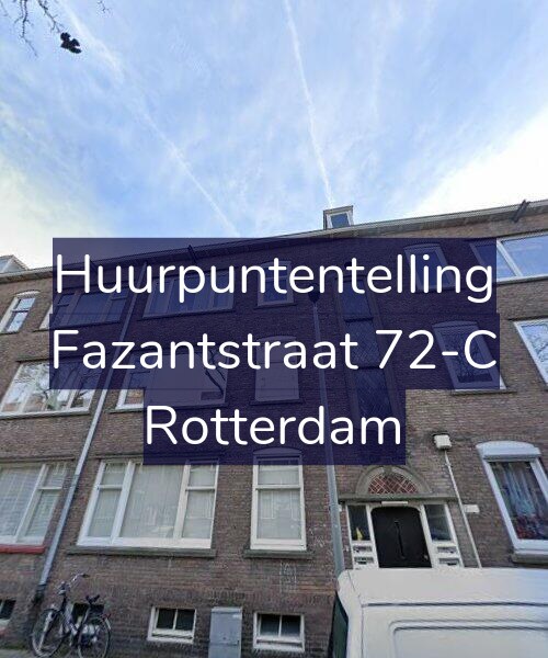 Foto gevel Huurpuntentelling voor Fazantstraat 72-C, Rotterdam