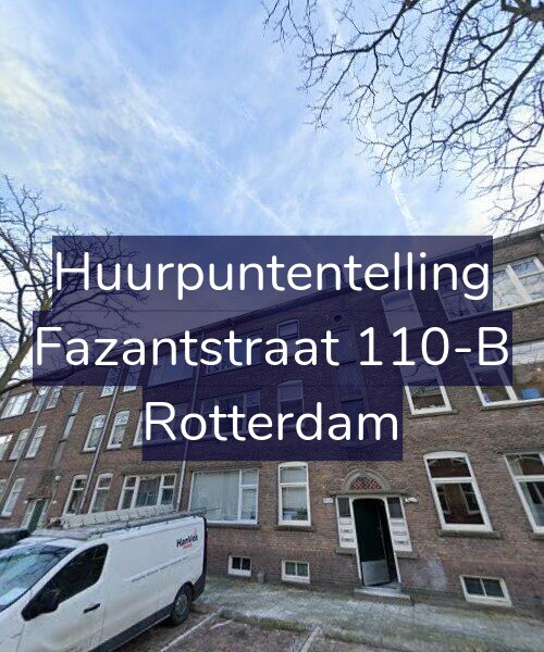 Foto gevel Huurpuntentelling voor Fazantstraat 110-B, Rotterdam