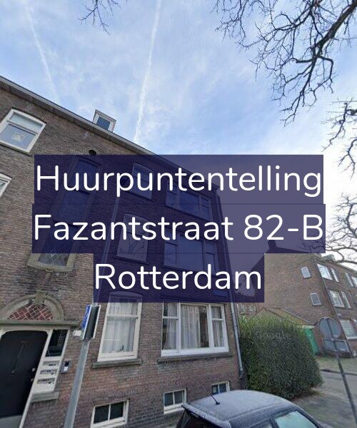 Foto gevel Huurpuntentelling voor Fazantstraat 82-B, Rotterdam
