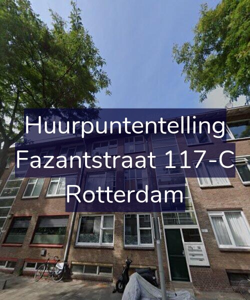 Foto gevel Huurpuntentelling voor Fazantstraat 117-C, Rotterdam