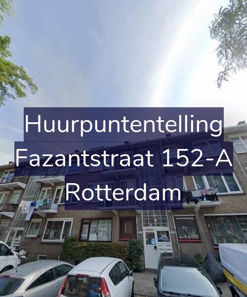 Foto gevel Huurpuntentelling voor Fazantstraat 152-A, Rotterdam