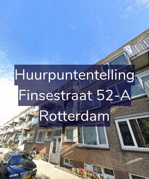 Foto gevel Huurpuntentelling voor Finsestraat 52-A, Rotterdam