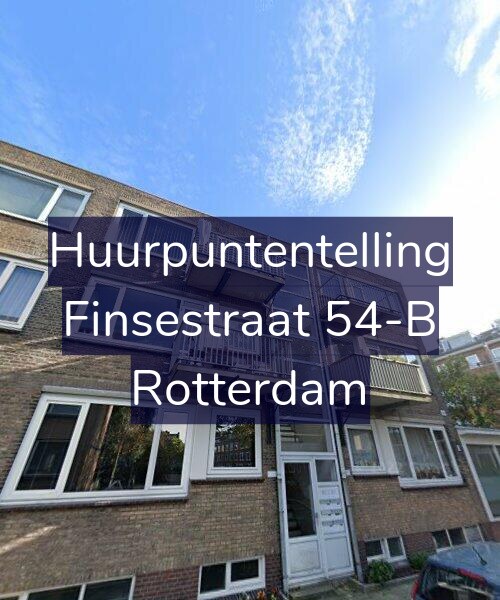 Foto gevel Huurpuntentelling voor Finsestraat 54-B, Rotterdam