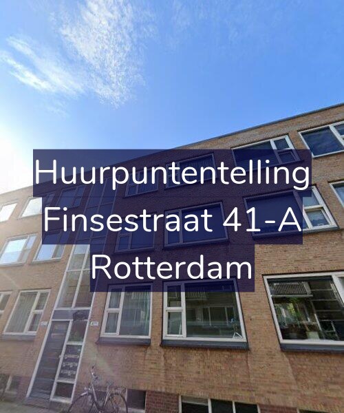 Foto gevel Huurpuntentelling voor Finsestraat 41-A, Rotterdam