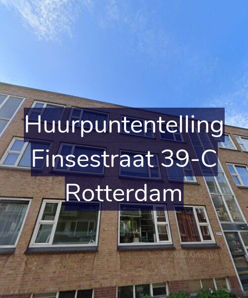 Foto gevel Huurpuntentelling voor Finsestraat 39-C, Rotterdam