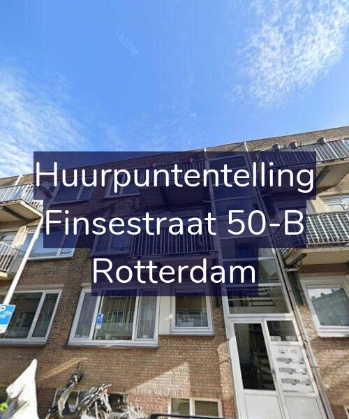 Foto gevel Huurpuntentelling voor Finsestraat 50-B, Rotterdam