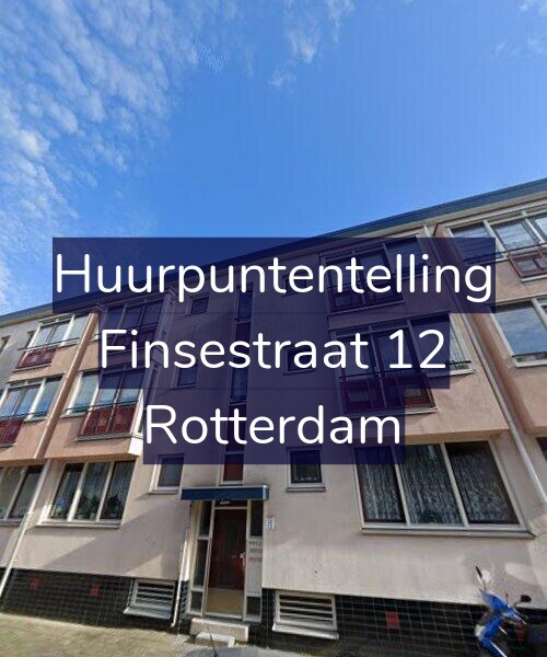 Foto gevel Huurpuntentelling voor Finsestraat 12, Rotterdam