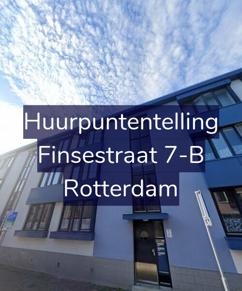 Foto gevel Huurpuntentelling voor Finsestraat 7-B, Rotterdam