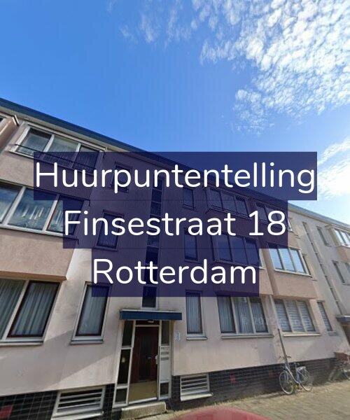 Foto gevel Huurpuntentelling voor Finsestraat 18, Rotterdam