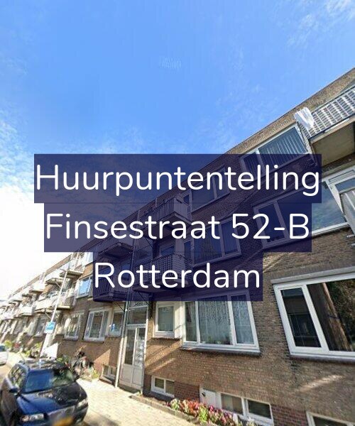 Foto gevel Huurpuntentelling voor Finsestraat 52-B, Rotterdam