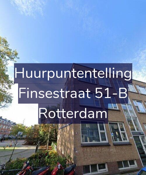 Foto gevel Huurpuntentelling voor Finsestraat 51-B, Rotterdam