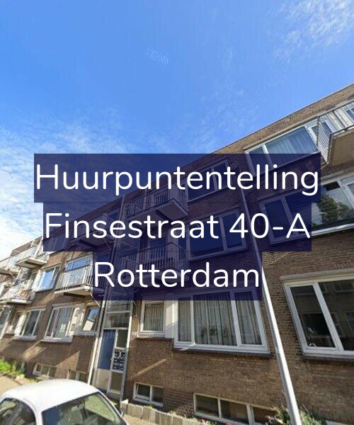 Foto gevel Huurpuntentelling voor Finsestraat 40-A, Rotterdam