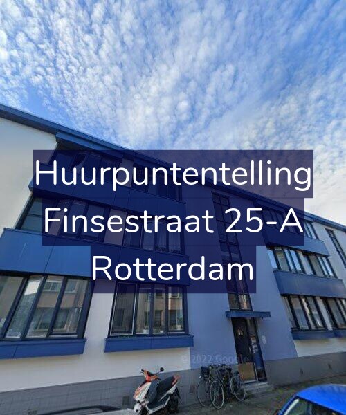 Foto gevel Huurpuntentelling voor Finsestraat 25-A, Rotterdam