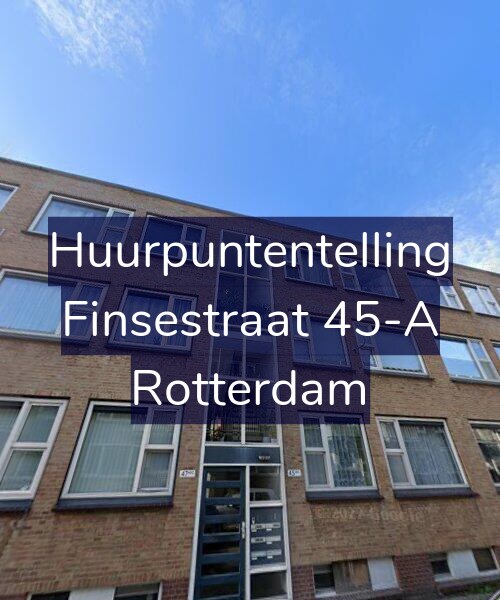 Foto gevel Huurpuntentelling voor Finsestraat 45-A, Rotterdam