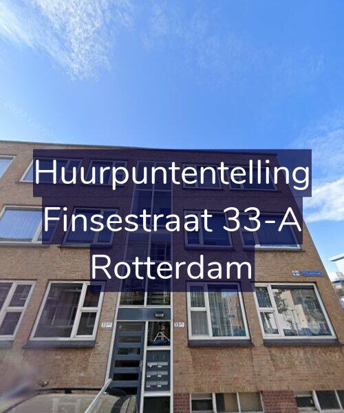 Foto gevel Huurpuntentelling voor Finsestraat 33-A, Rotterdam