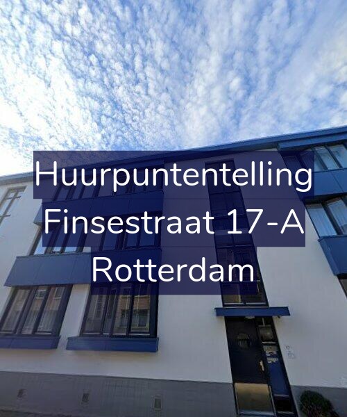 Foto gevel Huurpuntentelling voor Finsestraat 17-A, Rotterdam