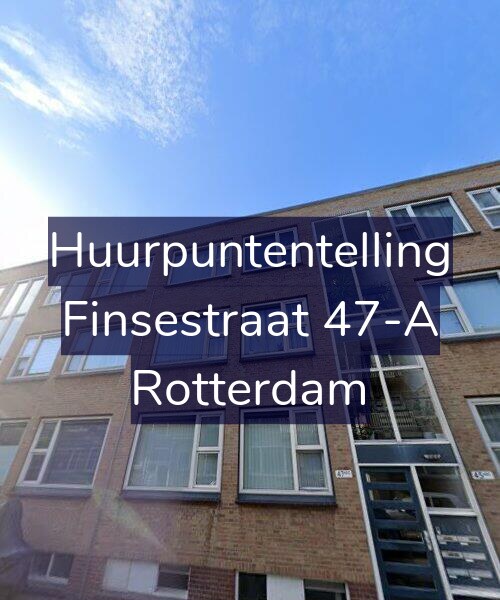 Foto gevel Huurpuntentelling voor Finsestraat 47-A, Rotterdam
