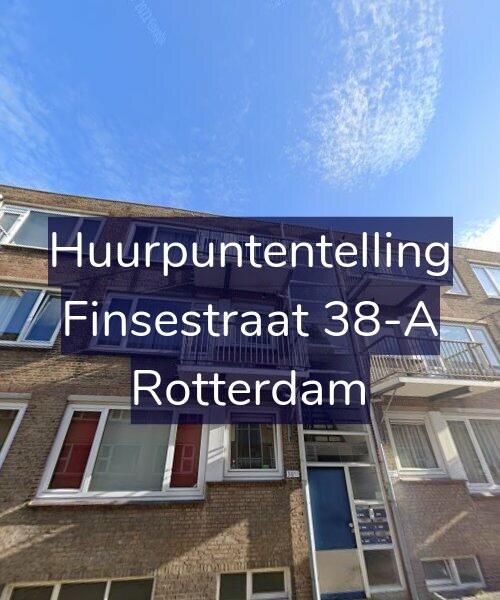 Foto gevel Huurpuntentelling voor Finsestraat 38-A, Rotterdam