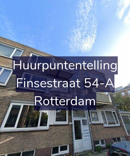 Foto gevel Huurpuntentelling voor Finsestraat 54-A, Rotterdam