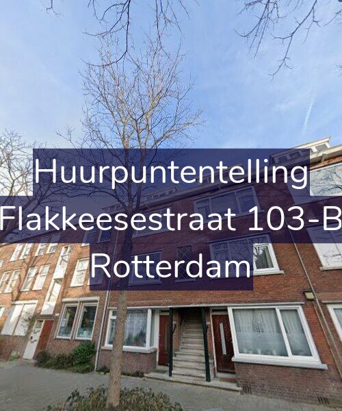 Foto gevel Huurpuntentelling voor Flakkeesestraat 103-B, Rotterdam