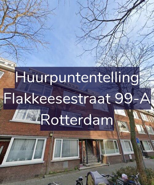 Foto gevel Huurpuntentelling voor Flakkeesestraat 99-A, Rotterdam